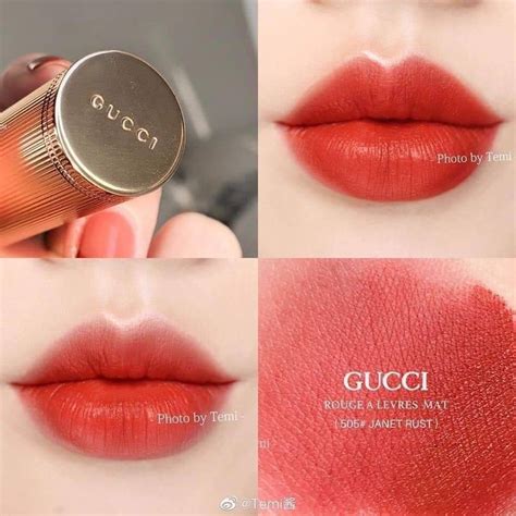 gucci 505 lipstick|505 janet rust lipstick gucci.